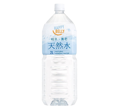 【Amazonオリジナル】[2CS] Happy Belly天然水 岐阜・養老 (2L×6本) ×2箱